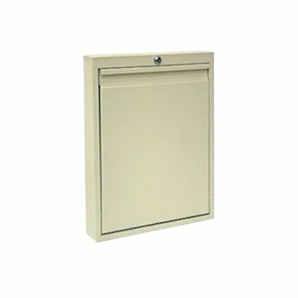 Omnimed Deluxe 18'' x 4'' x 23 3/4'' Beige Manual Close Key Lock Wall Desk 291563-BG 292291563BG